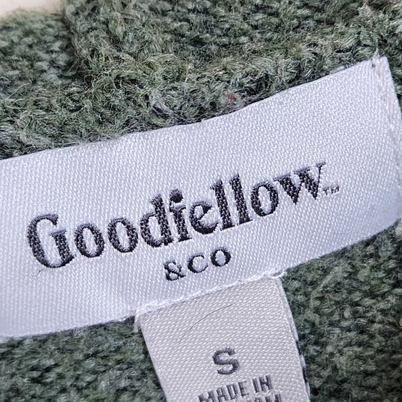 Small Soft Green Goodfellow Hoodie Sweatshirt Sweater - Picture 2 of 4